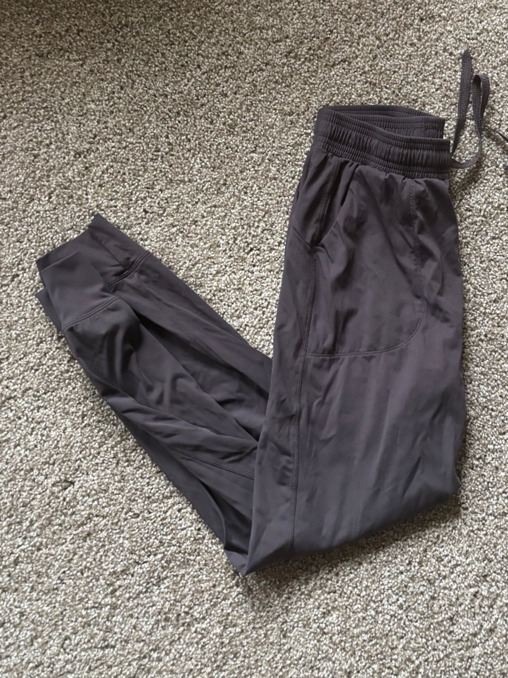 Grey Lightweight Joggers  Elastic Waist Size M